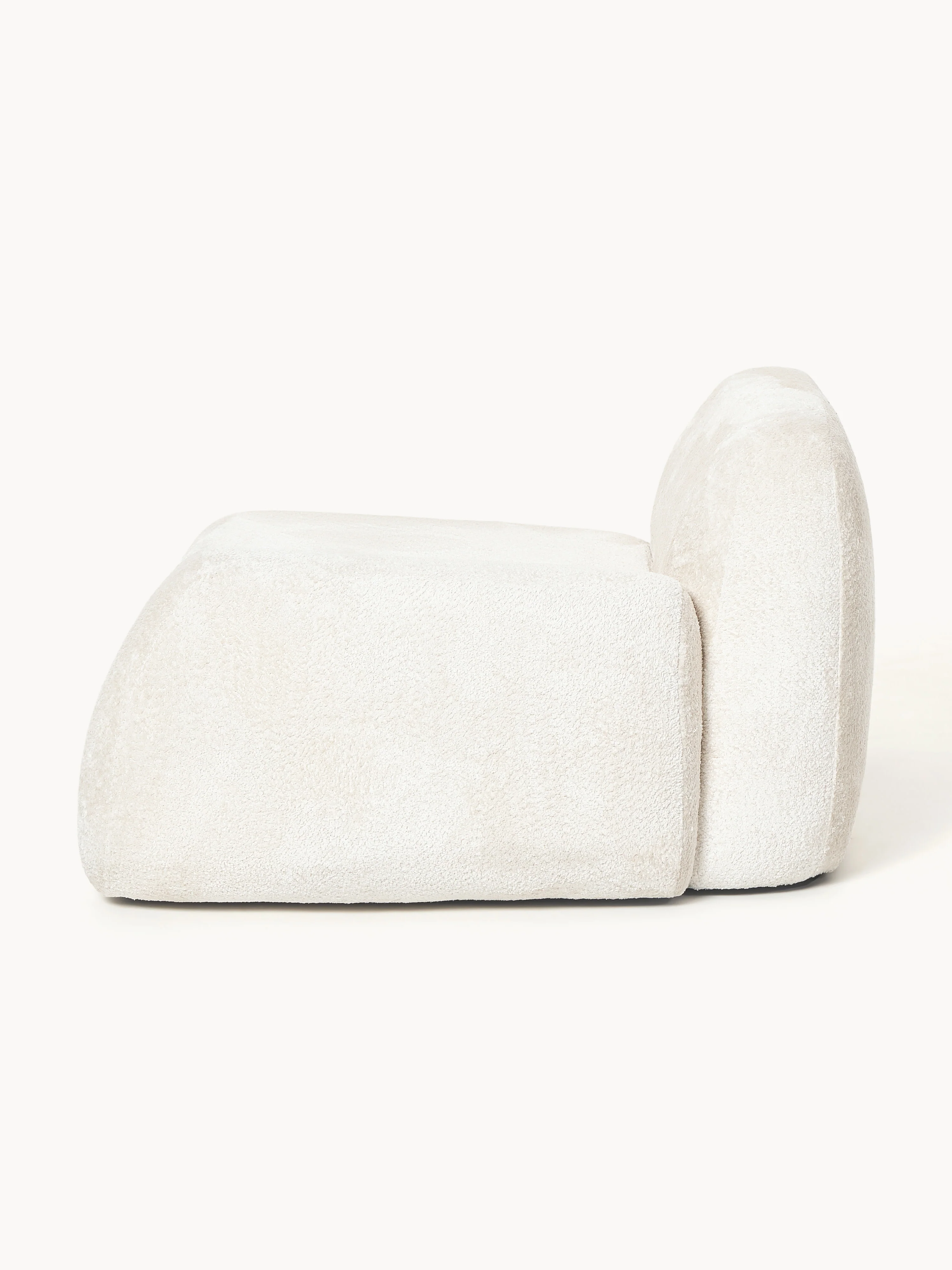 Hoekmodule Wolke van teddy-bouclé