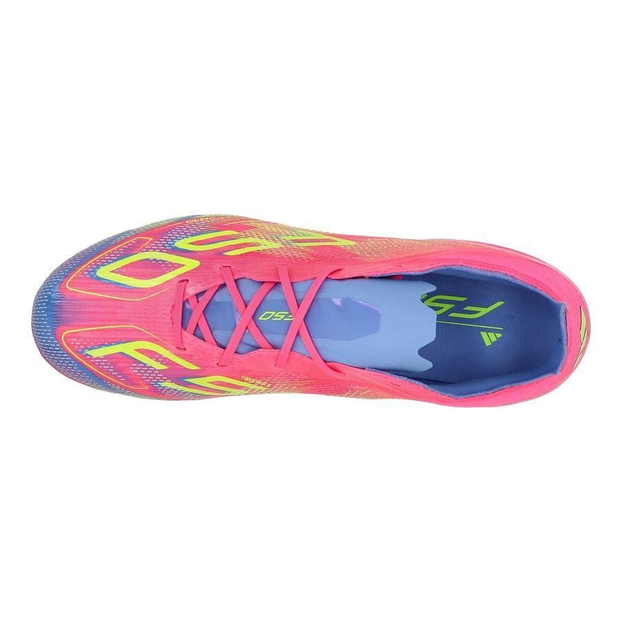 adidas F50 Elite FG Mystic Victory - Lucid Pink/Lucid Lemon/Blue Fusion Enfant