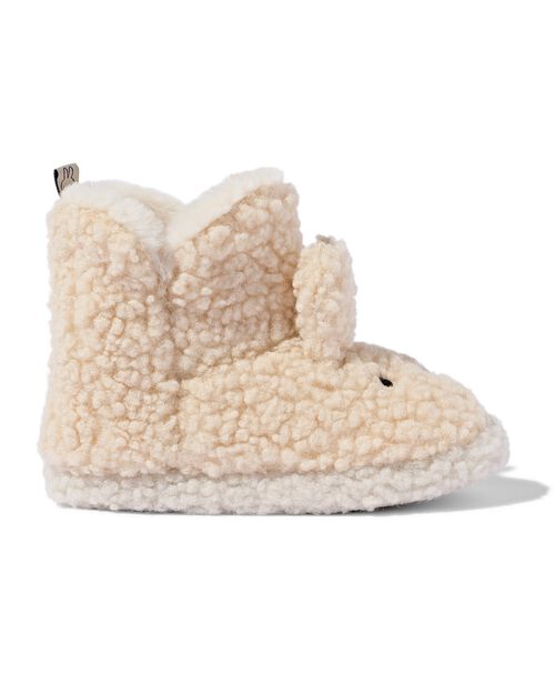 pantoufles miffy teddy beige