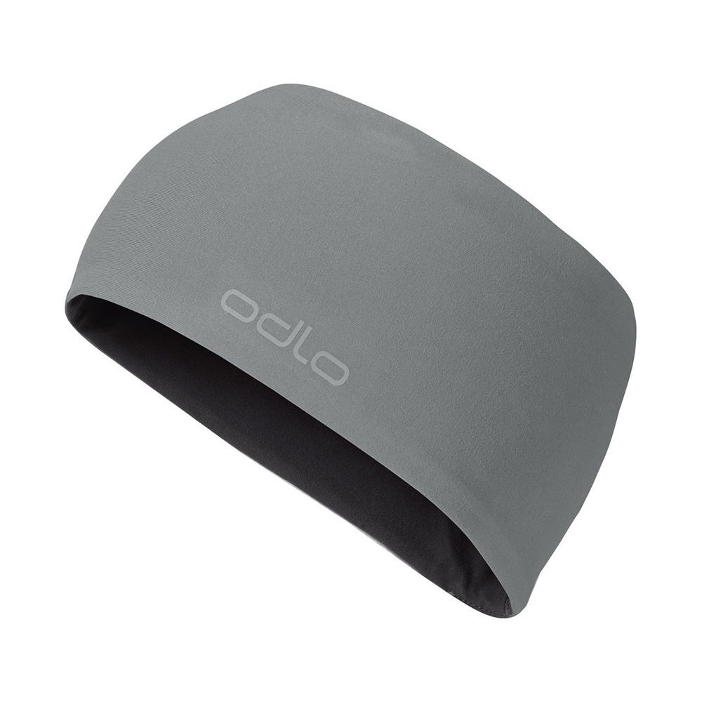 Odlo REVERSIBLE - Bandeau black/odlo steel grey