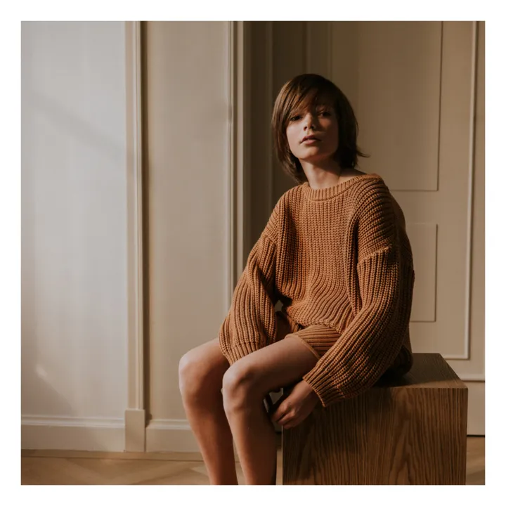 Yuki Pull Chunky Coton Bio | Camel