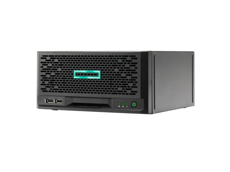 HPE ProLiant MicroServer Gen10 Plus v2 Entry - Server - ultra mikro tower envejs - 1 x Pentium Gold G6405 - RAM 16 GB - SATA - non-hot-swap 3.5