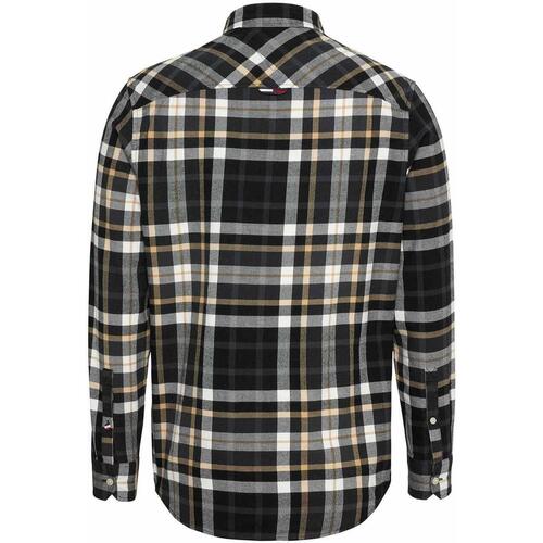 Tommy Jeans - TJM CLSC ESSENTIAL CHECK SHIRT Negro