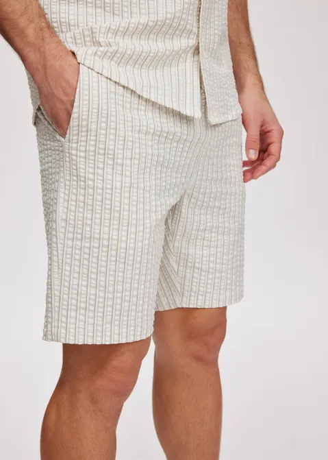 Korte broek seersucker assorti (ASSOR)