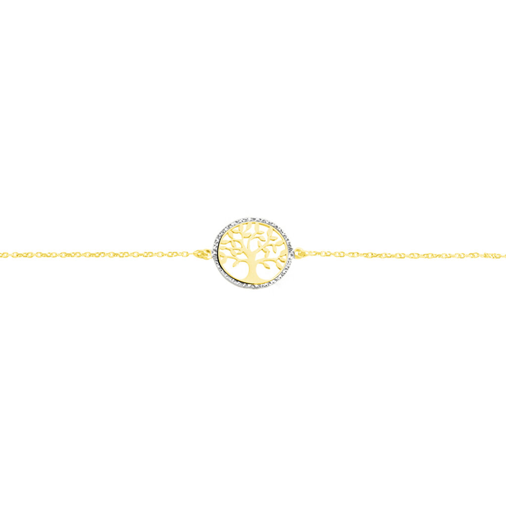 Bracelet Or Bicolore Solidage