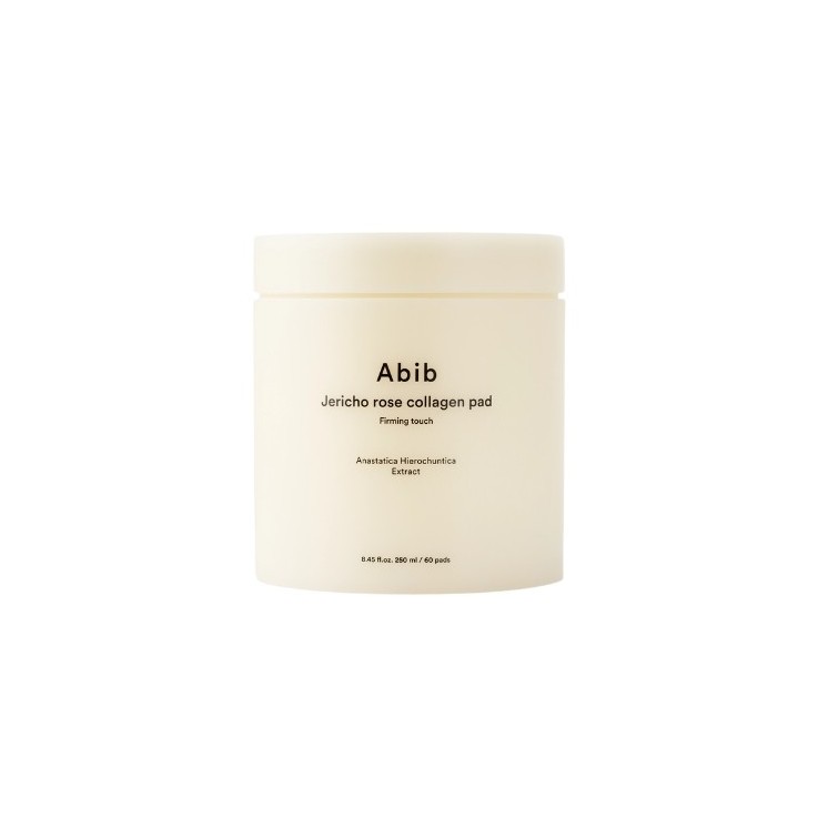 Abib Jericho Rose Collagen Pad Firming Touch Feuchtigkeitsspendende und straffende Gesichtspads 60 Stück