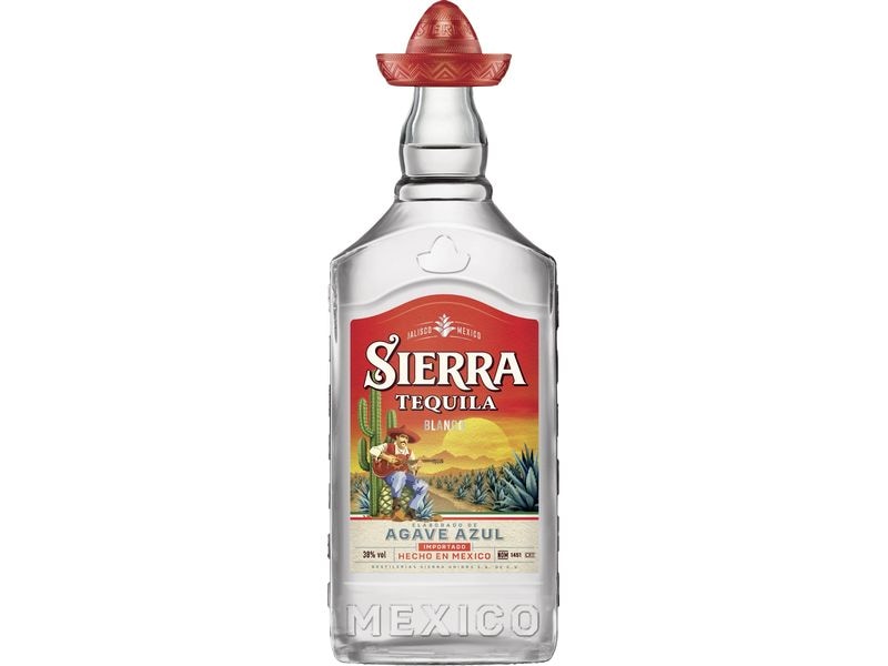 Sierra Silver Tequila 0.7 l Milde Spirituosen Spezialität aus Mexiko
