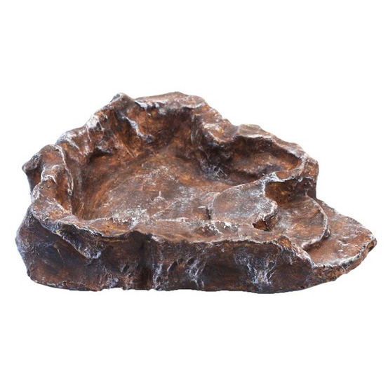 Abreuvoir pour reptile, couleur marron (petite taille)