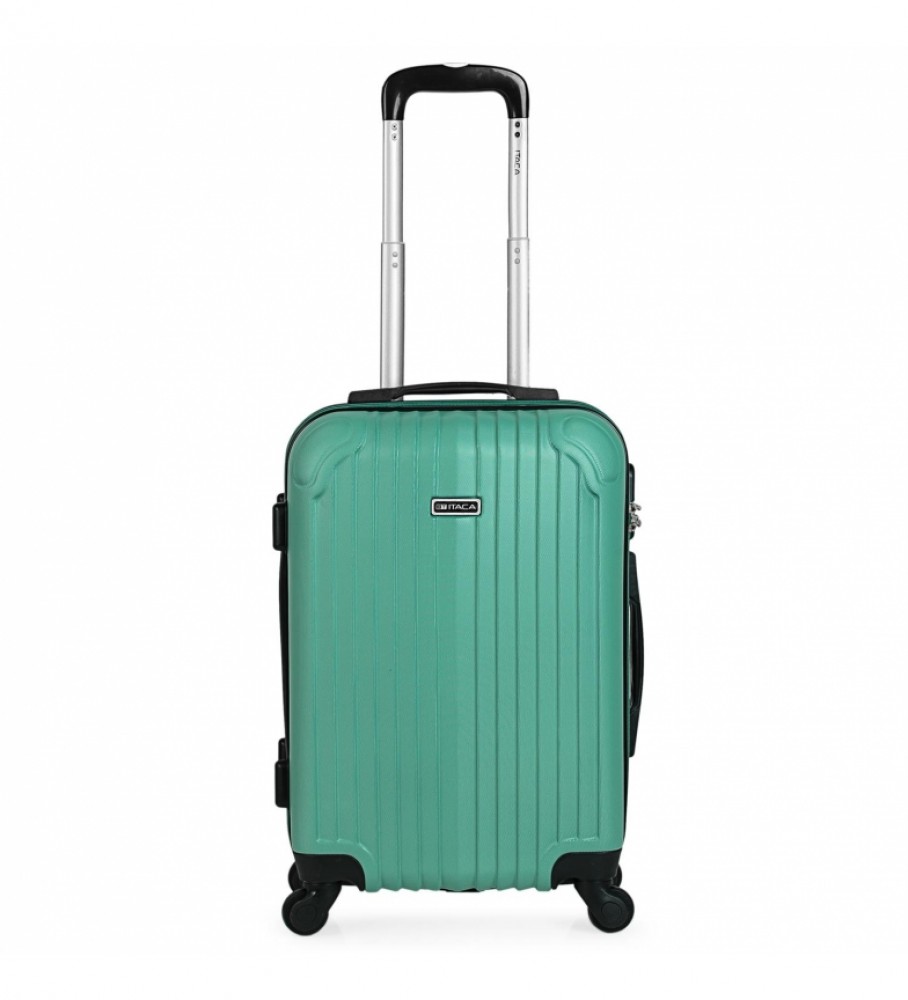 Mala de cabine rígida ITACA com 4 rodas T71550 Verde Menta - 55x38x20cm -