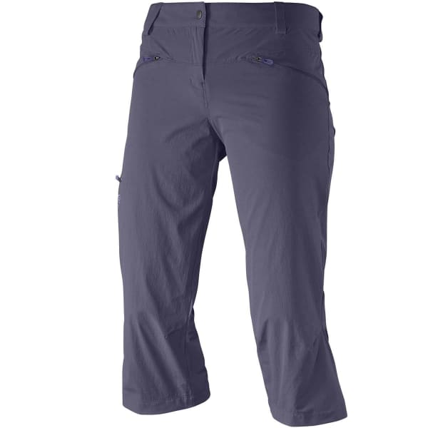 Pantacourt randonnée SALOMON SALOMON WAYFARER CAPRI W NIGHTSHADE GREY 17 NIGHTSHADE GREY