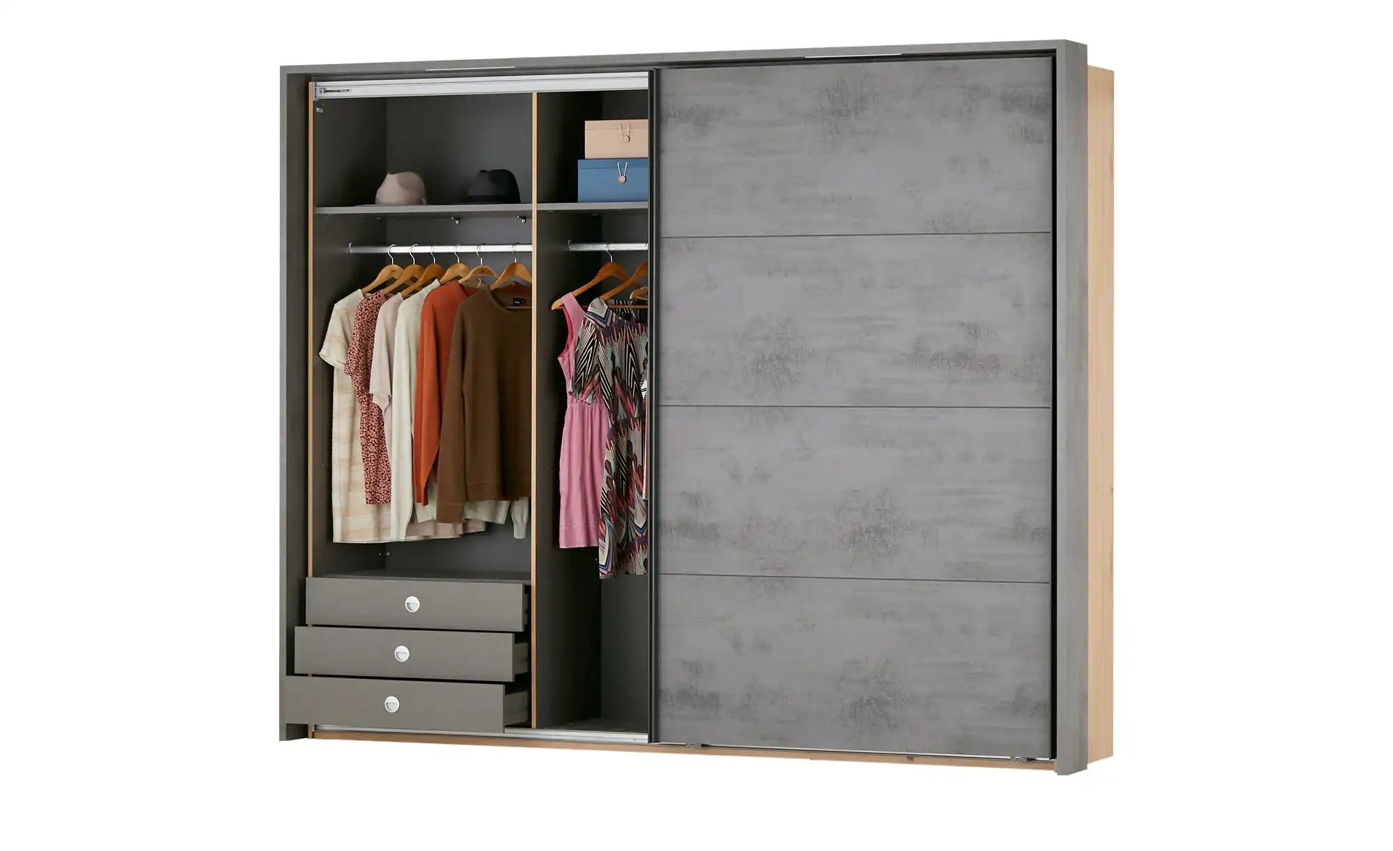Schwebetürenschrank, 2-türig Corris