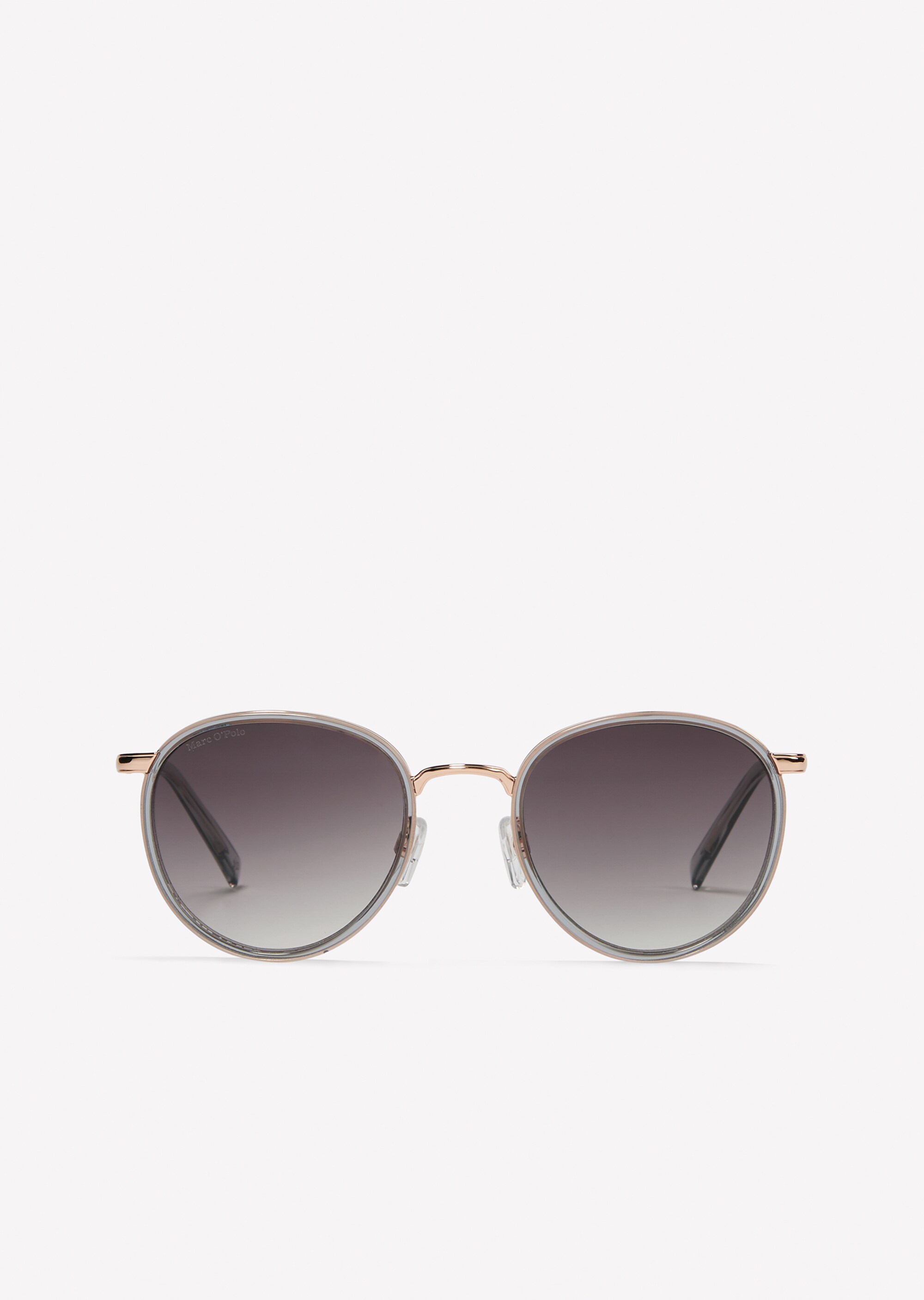Unisex-Sonnenbrille mit extravagantem Edelstahl-Acetat-Rahmen