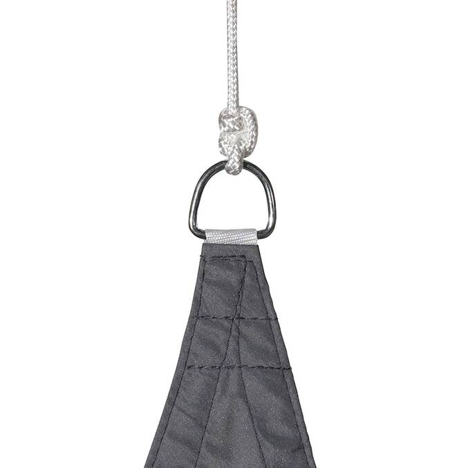 Voile d'ombrage rectangulaire CURACAO Gris