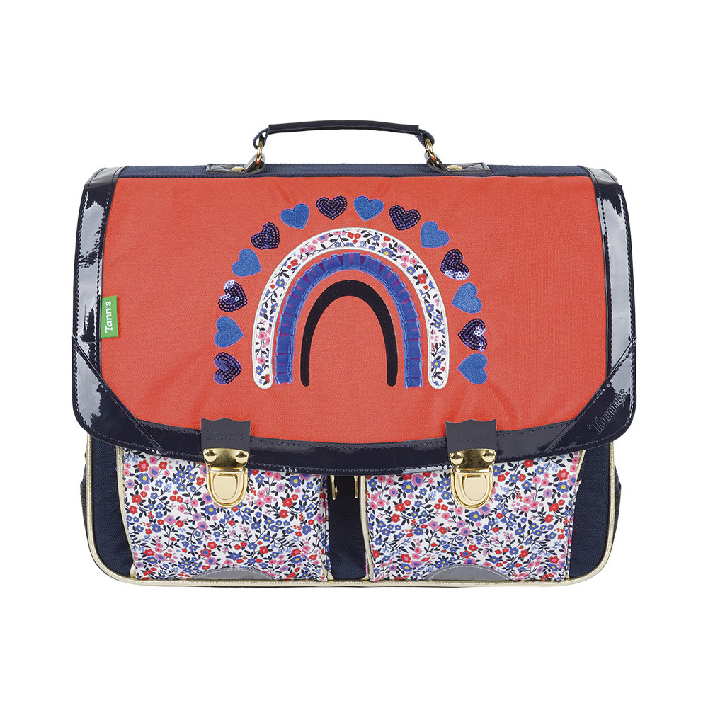 Cartable Jeanne bicolore