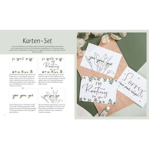 Watercolor greenery