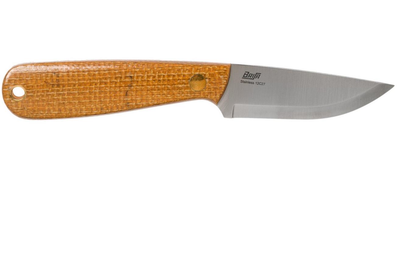 Brisa Necker 70, 001 Scandi Mustard Micarta, nekmes