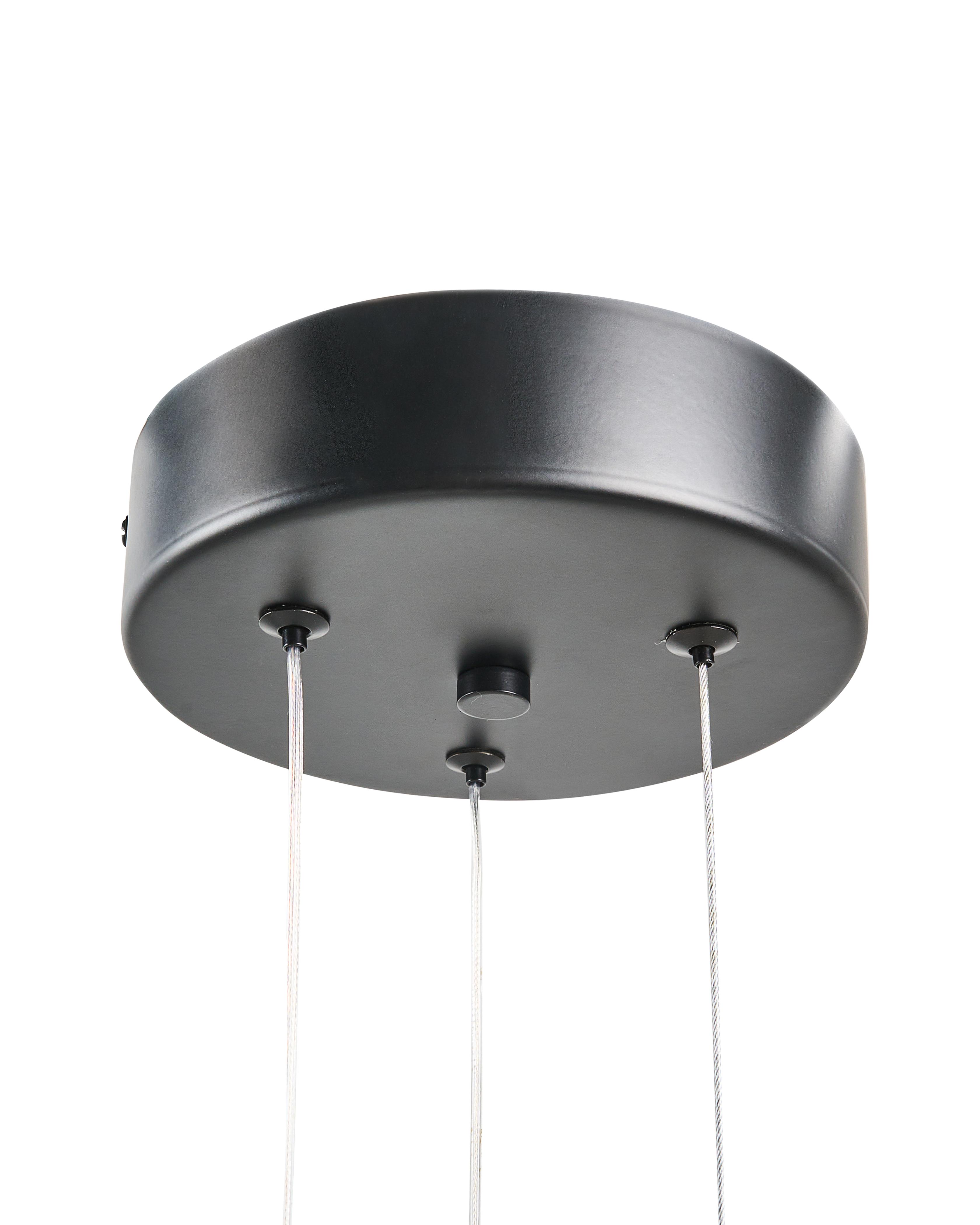 LED hanglamp PALUN met dimmer Metaal Zwart