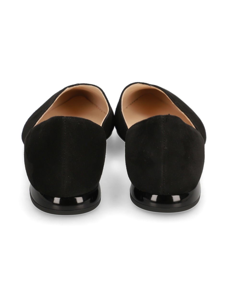 Veloursleder Ballerina