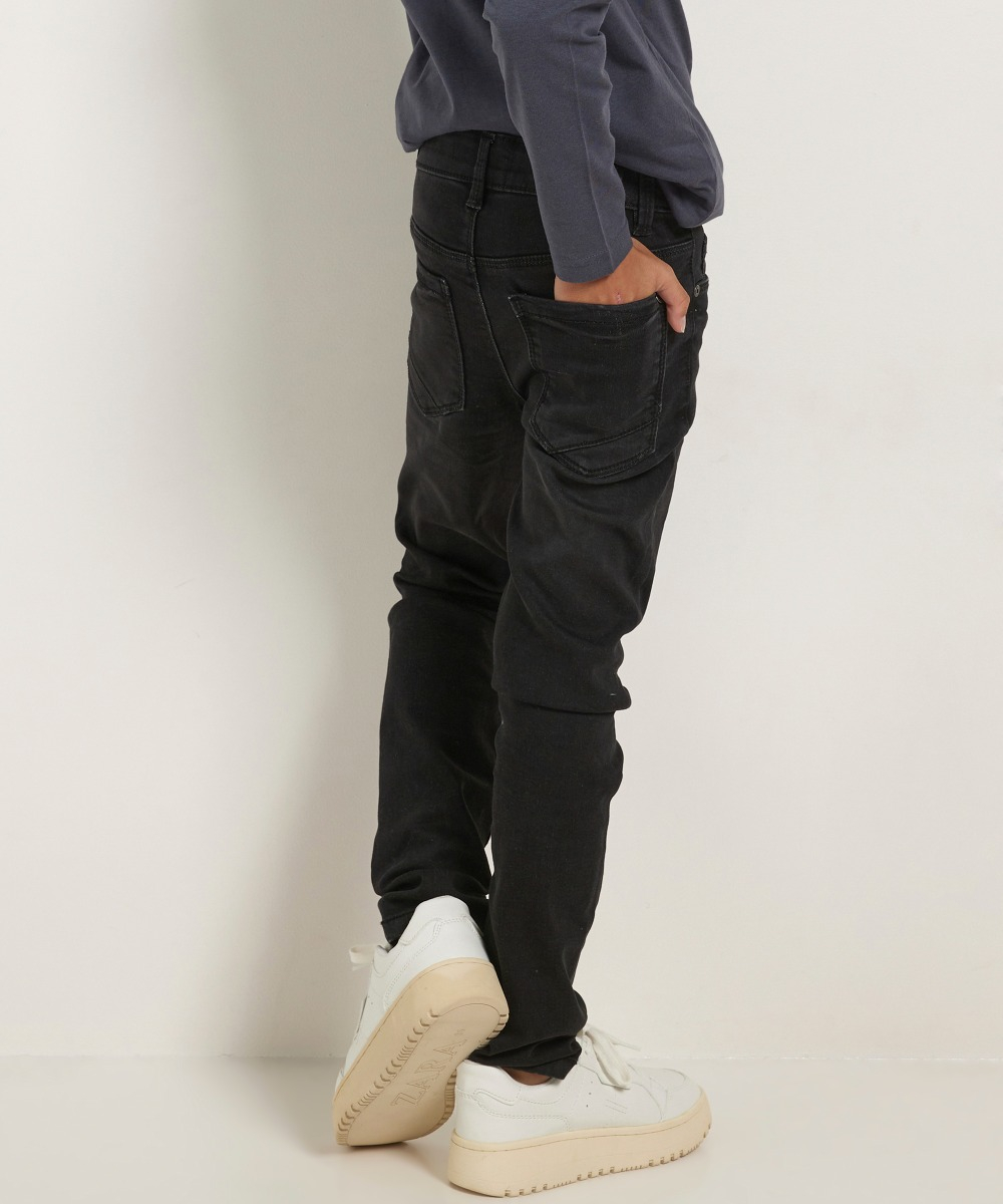 skinny fit jogg jeans - zwart