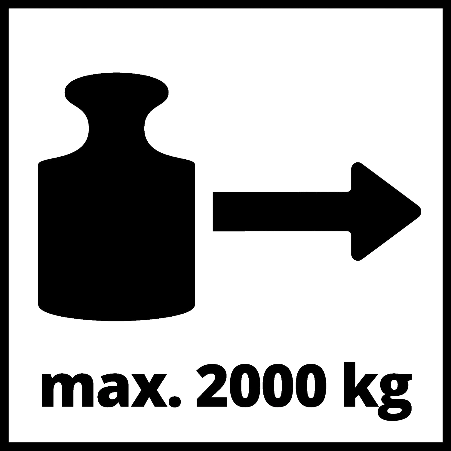 Einhell TC-LW 2000 Handlier - 2000kg - voor horizontaal gebruik
