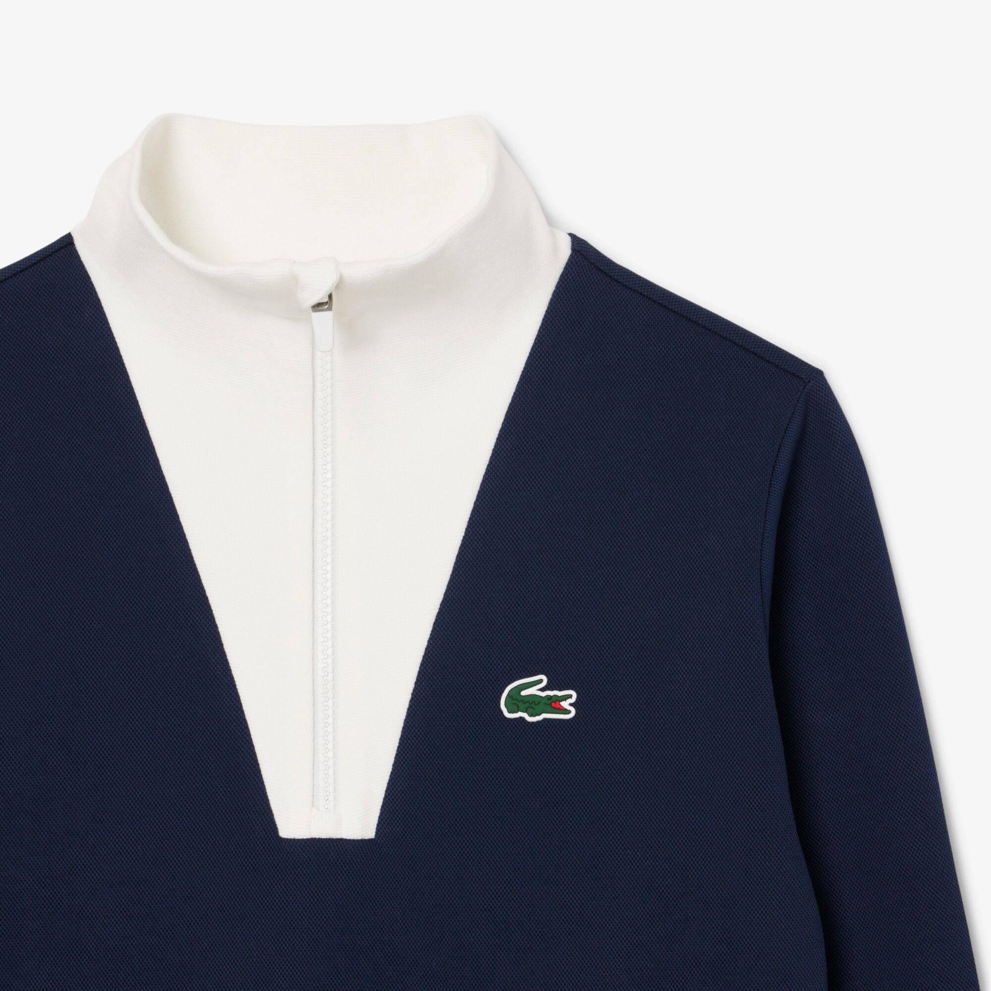 Lacoste HeritagequarterZip Fleece Top