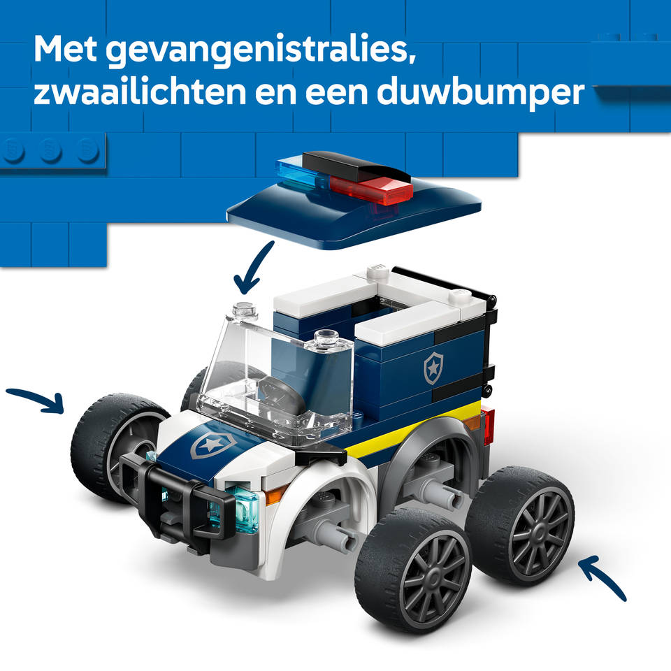 LEGO City Voertuigen politiewagen 60481