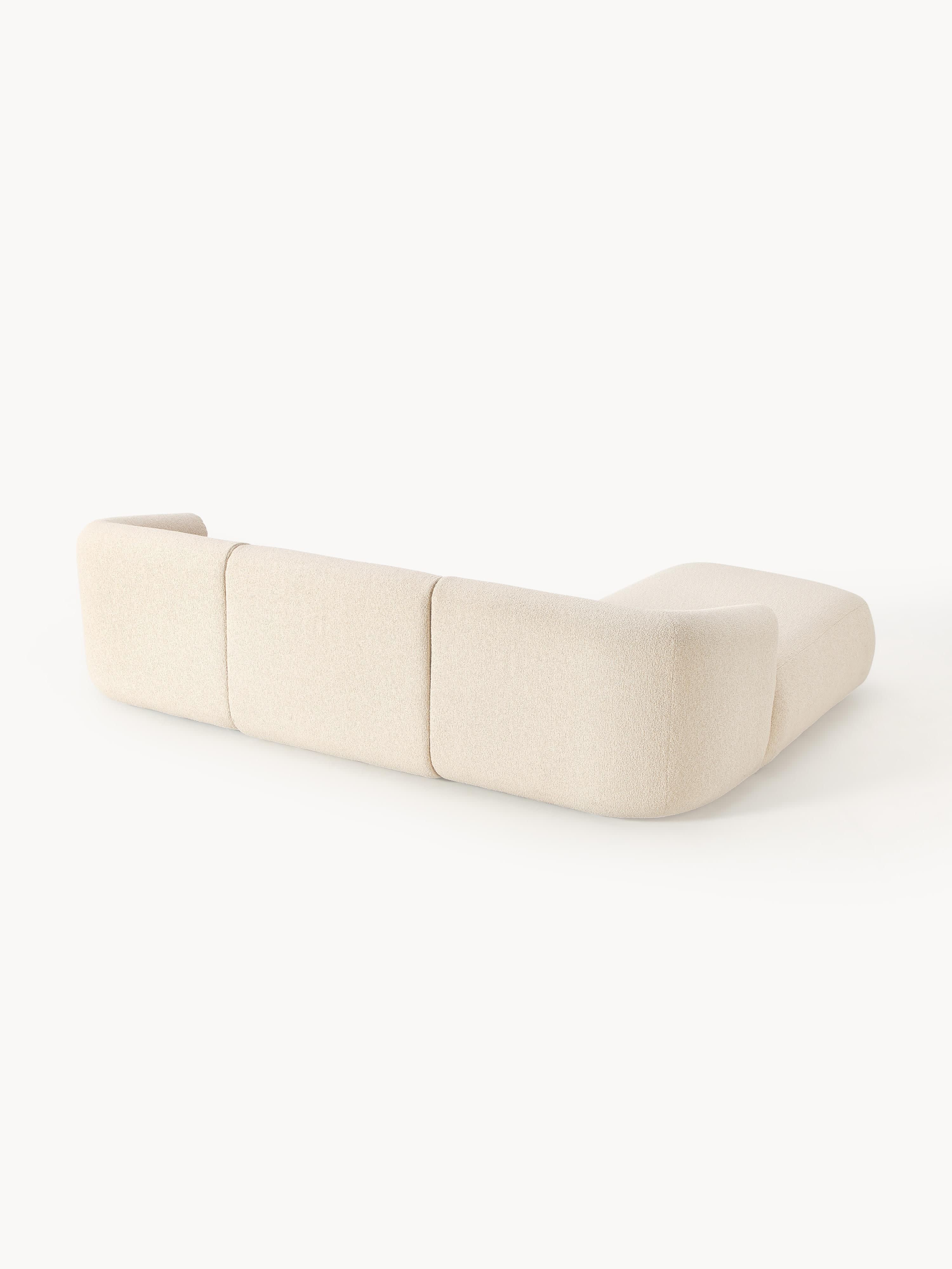 Modulaire bouclé hoekbank Sofia (3-zits)