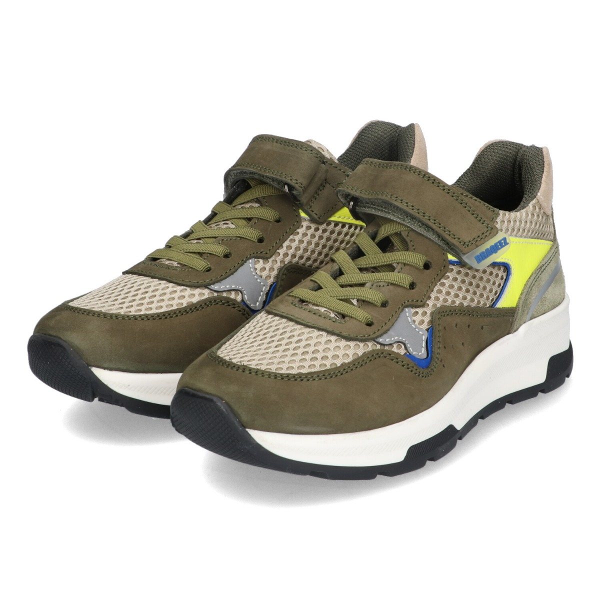 Fedde Flow - Lage Sneakers Braqeez Groen