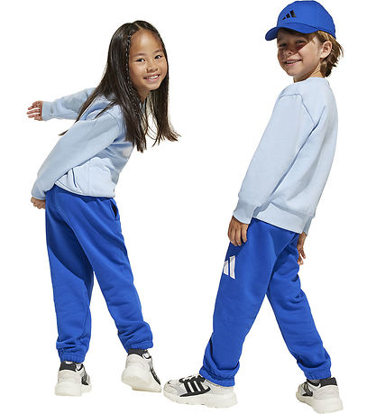adidas Performance Sweatset - LK BK FL Jog - Globlue/White