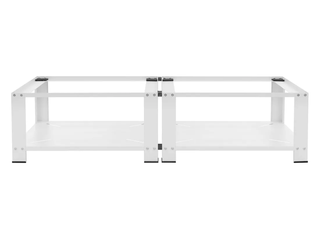 Socle machine à laver double avec étagère base 150 kg/support ML-DESIGN