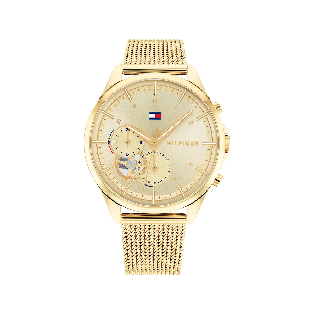 Montre Tommy Hilfiger femme acier doré