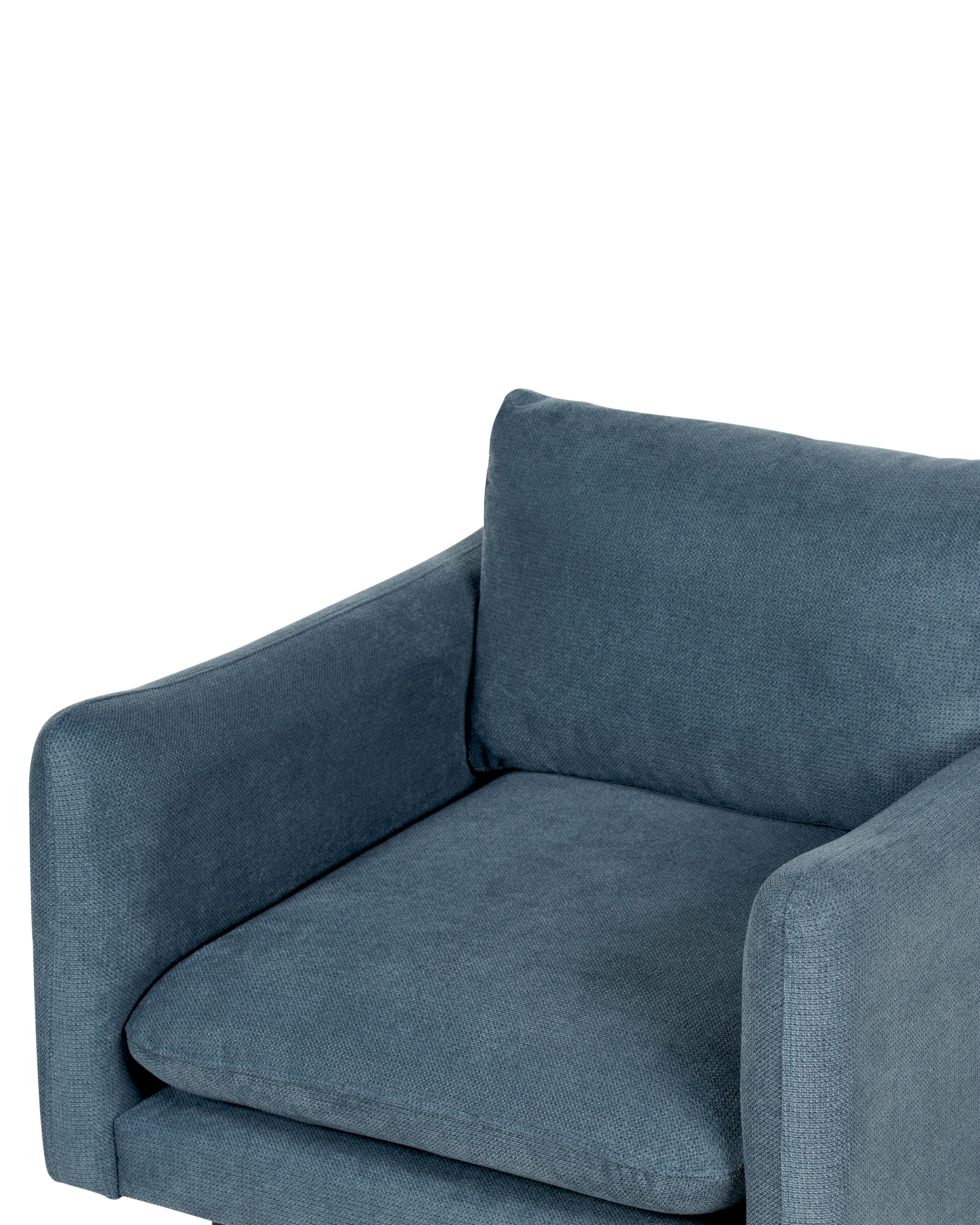 Fauteuil VINTERBRO Chenille Blauw