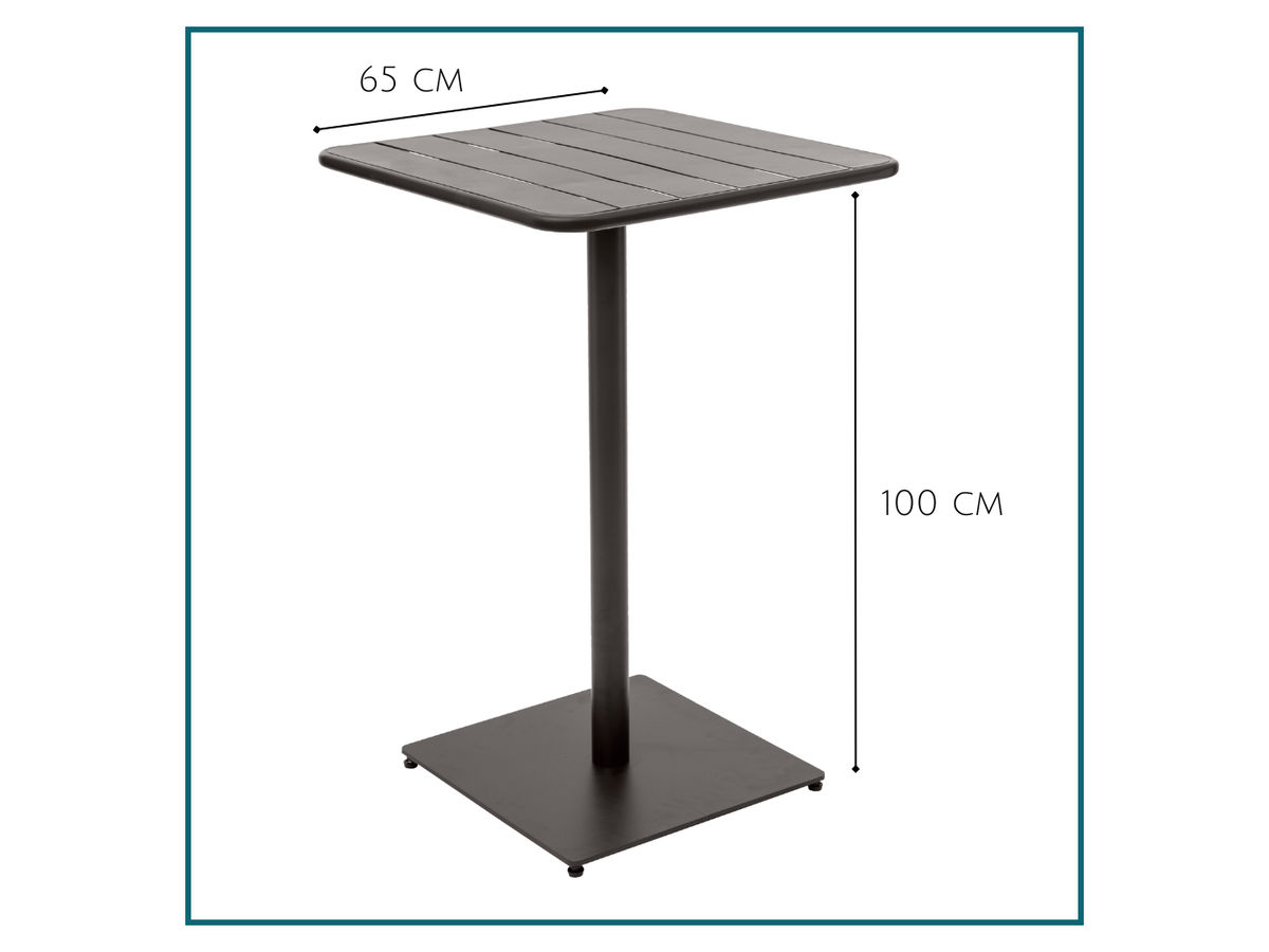 Hesperide HIXA Phuket bartafel - Black