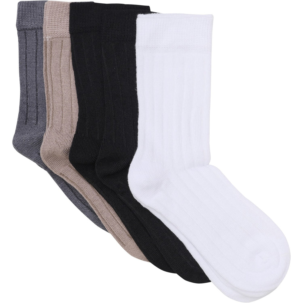 Køb Minymo Black Strømper Ribs 5-Pack