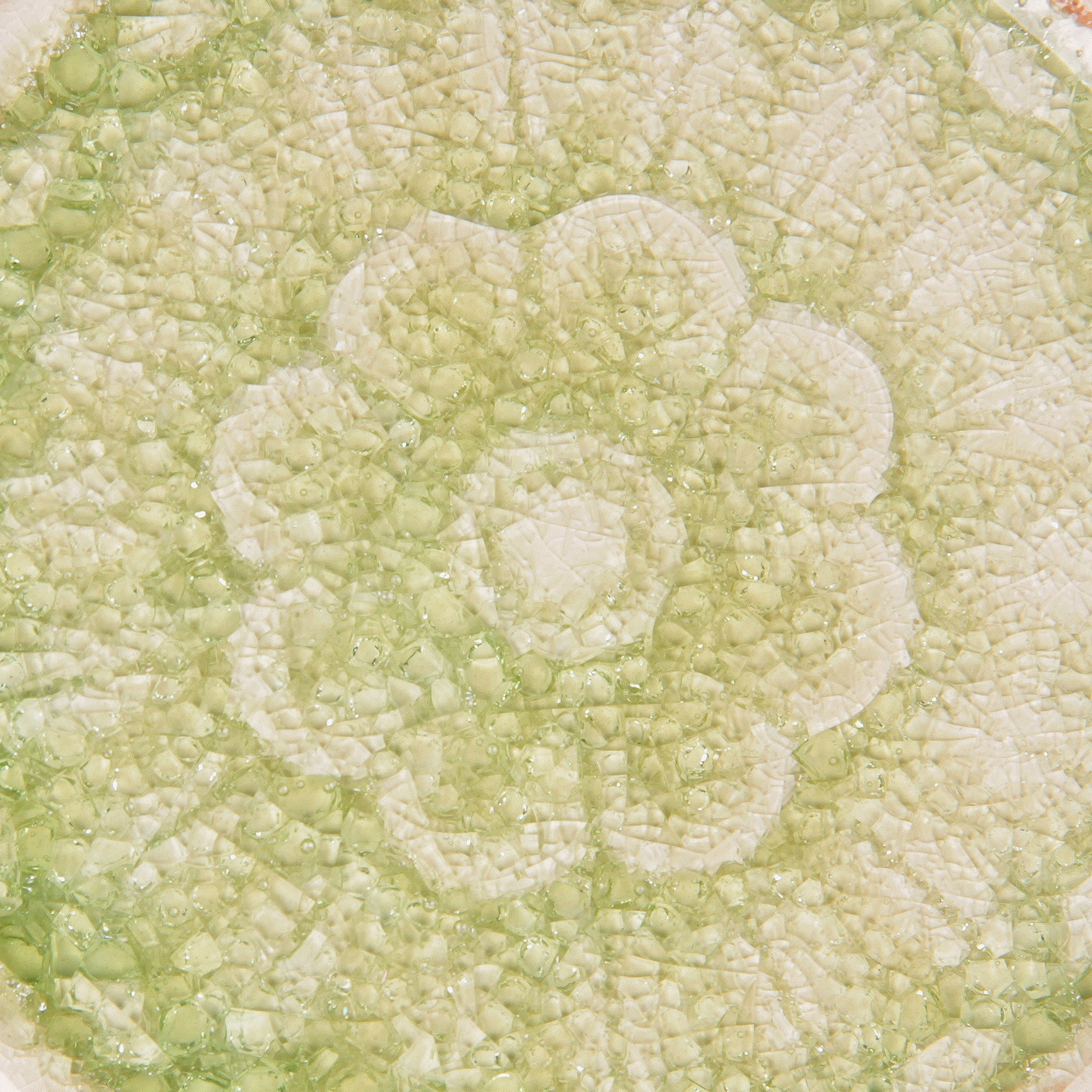 Untersetzer 'Mandala', hellgrün, Ø 11 cm, H 1 cm zu 5,00