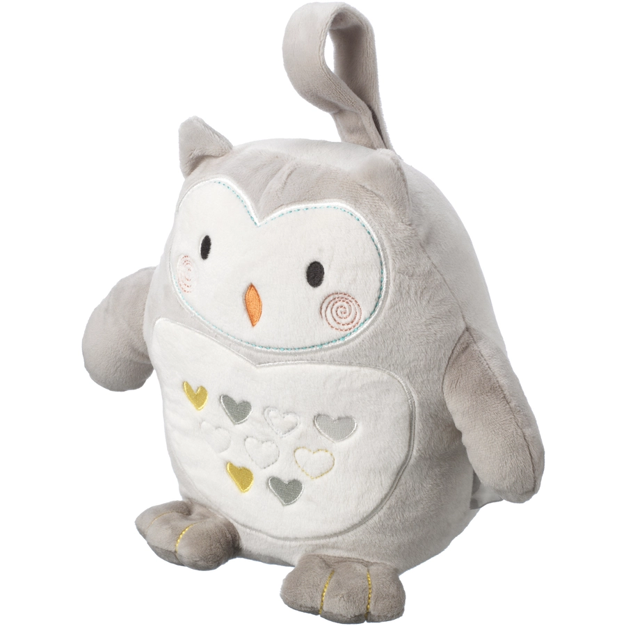 Tommee Tippee Einschlaf- und Durchschlafhilfe Grofriend wiederaufladbar, Ollie Eule inkl. Einschlafhilfe Mini-Grofriend Ollie Eule