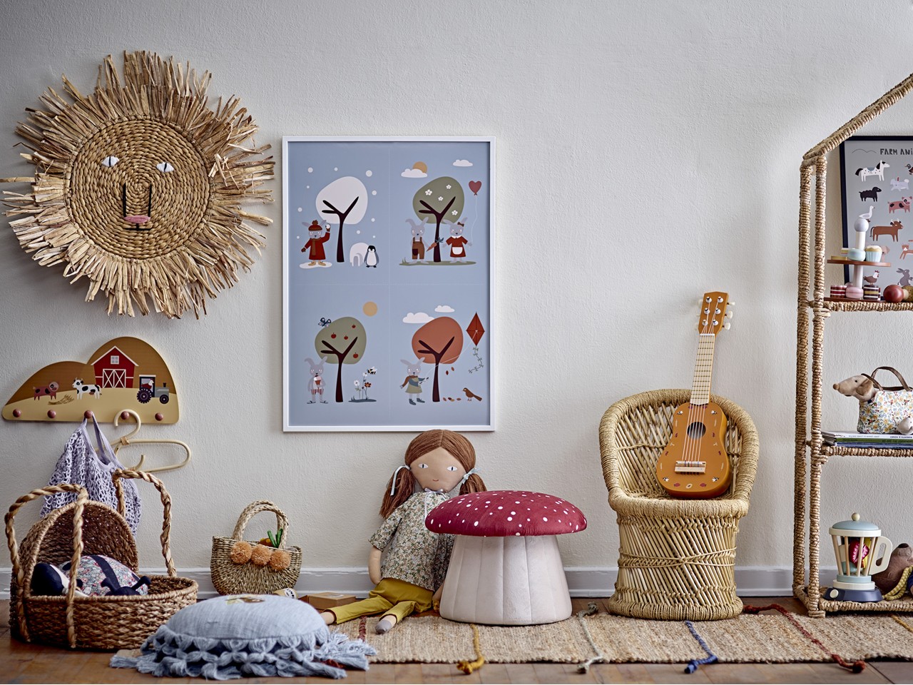 Bloomingville MINI - Billy Knagerække - Brun - MDF