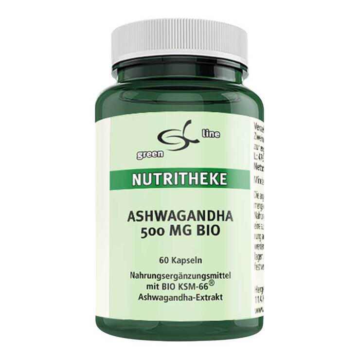 Ashwagandha 500 mg Bio Kapseln, 60 St