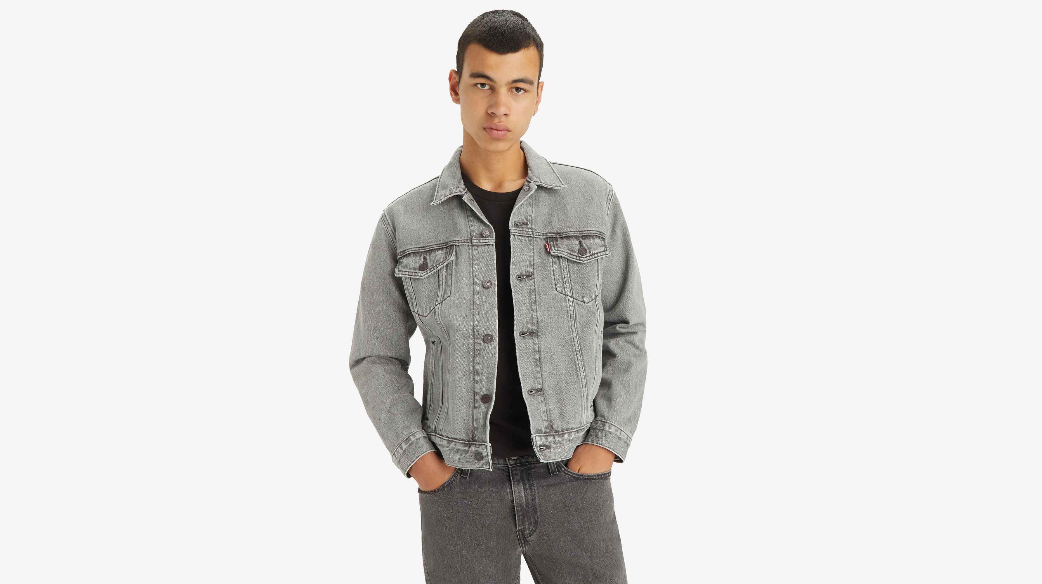 Veste Trucker - Goosebumps - Gris