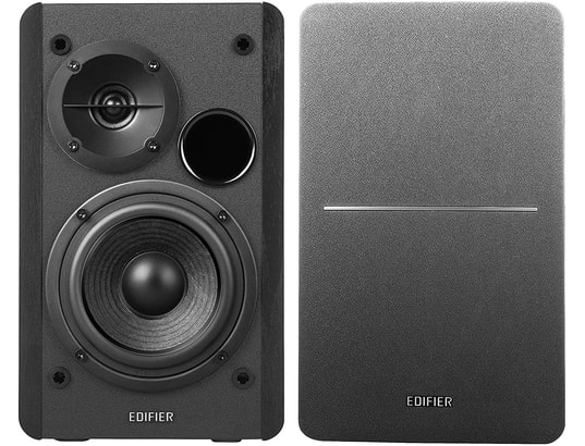 EDIFIER - Enceinte amplifiée 2.0 R101-wood-compacte-enceinte-bluetooth-pour-bibliotheque