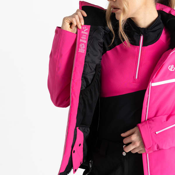 Veste de ski DARE 2B CARVING JACKET PURE PURE PINK
