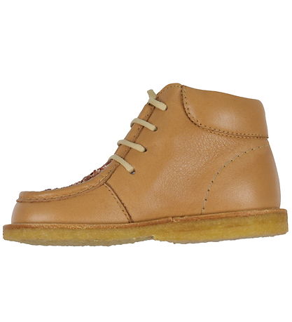 Angulus Lauflernschuh - Mandel/Maple m. Glitter