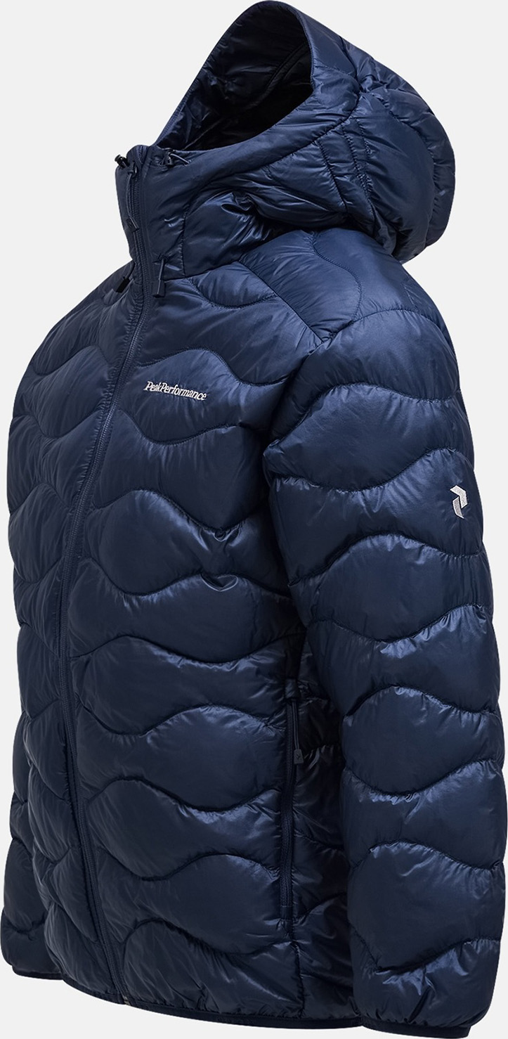 Helium Down Hood Jacket Herre Blue Shadow