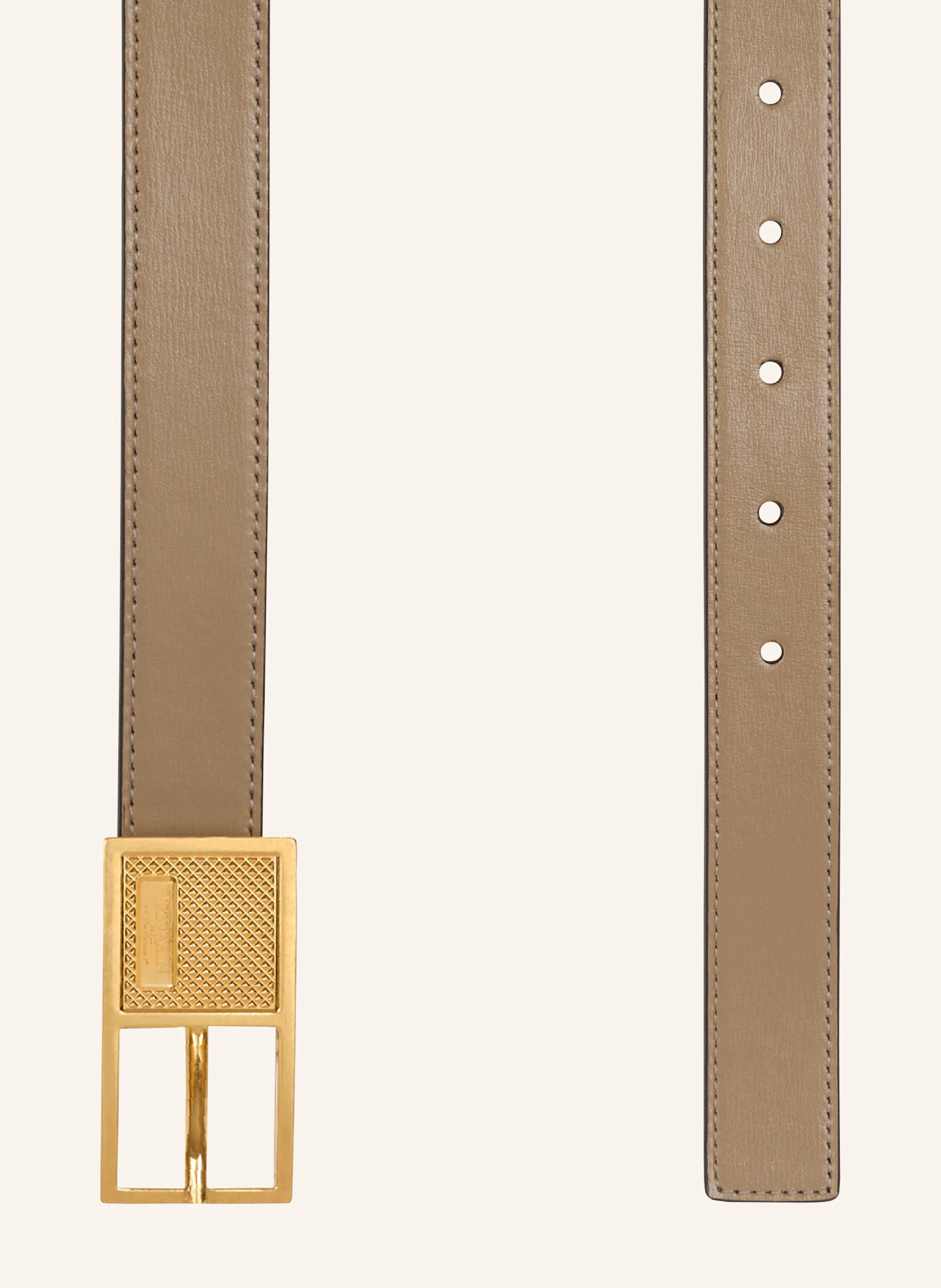 BALMAIN Schmaler Gürtel Signature aus Kalbsleder