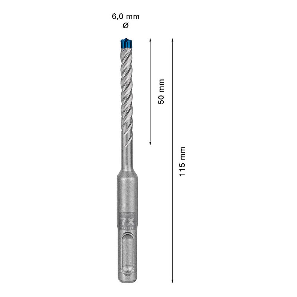 HAMMERBOR BOSCH PROFESSIONAL SDS-PLUS 7X 6X115MM