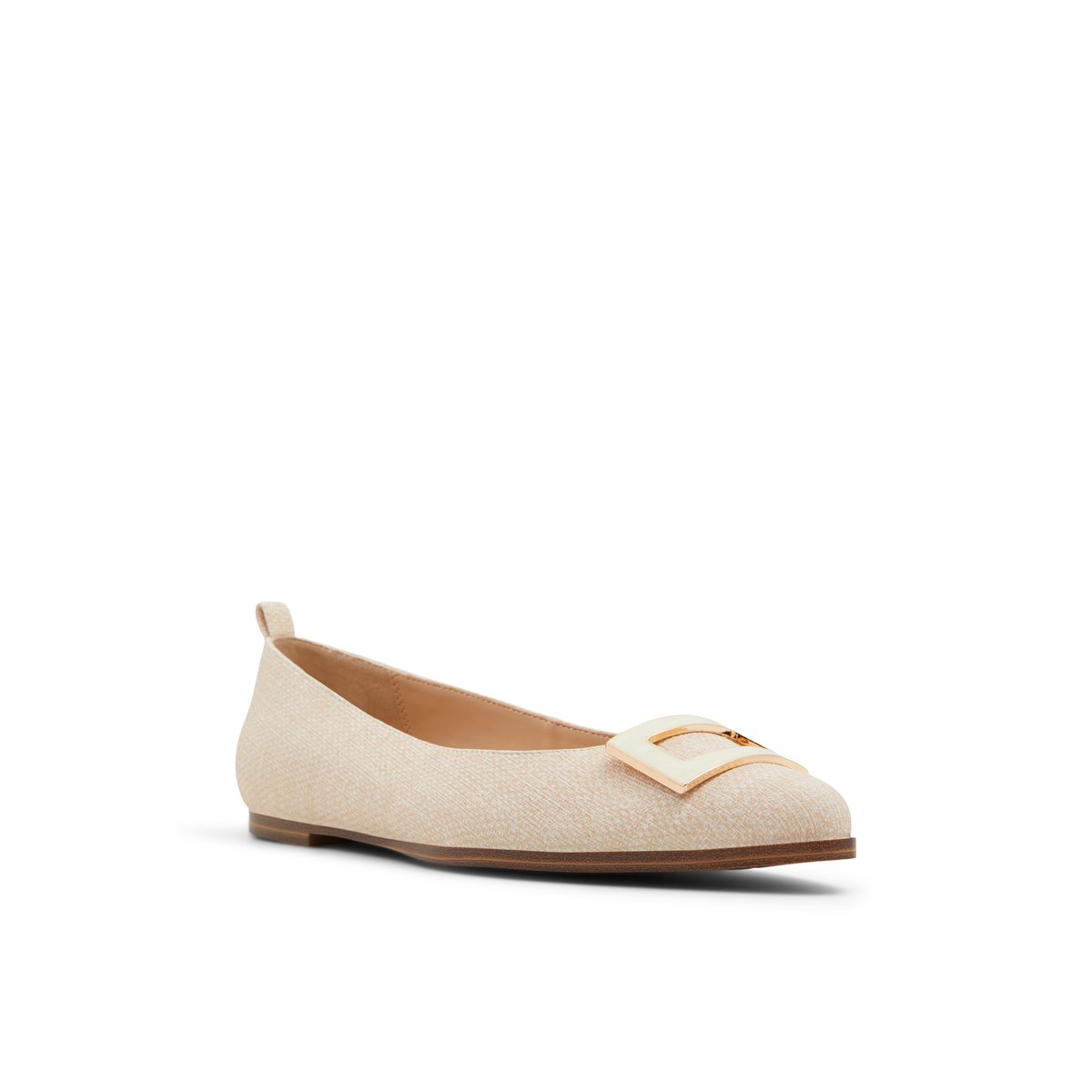 SOLEMATE-Cadohar-Ballerine - Talon plat - Naturel