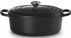 Le Creuset - Signature - Braadpan - Mat Zwart - Gietijzer - Ø 29 cm