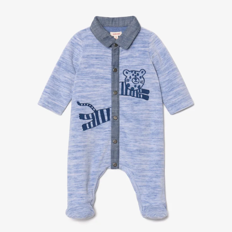 Pyjama bébé garçon brodé tigre Catimini Aucune nuance