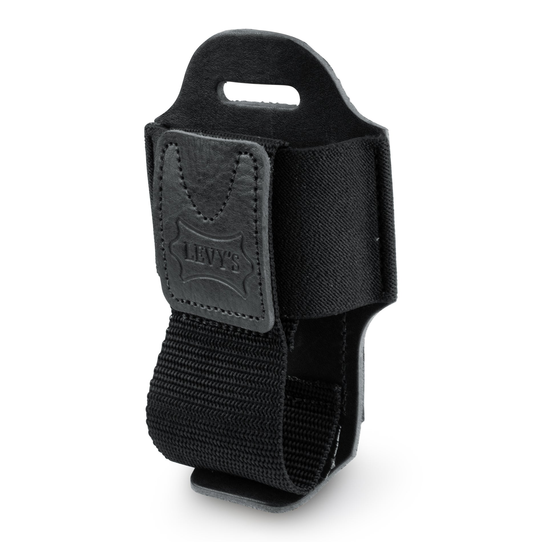 Levys Leathers MM14-BLK lederen houder voor draadloze zender - zwart