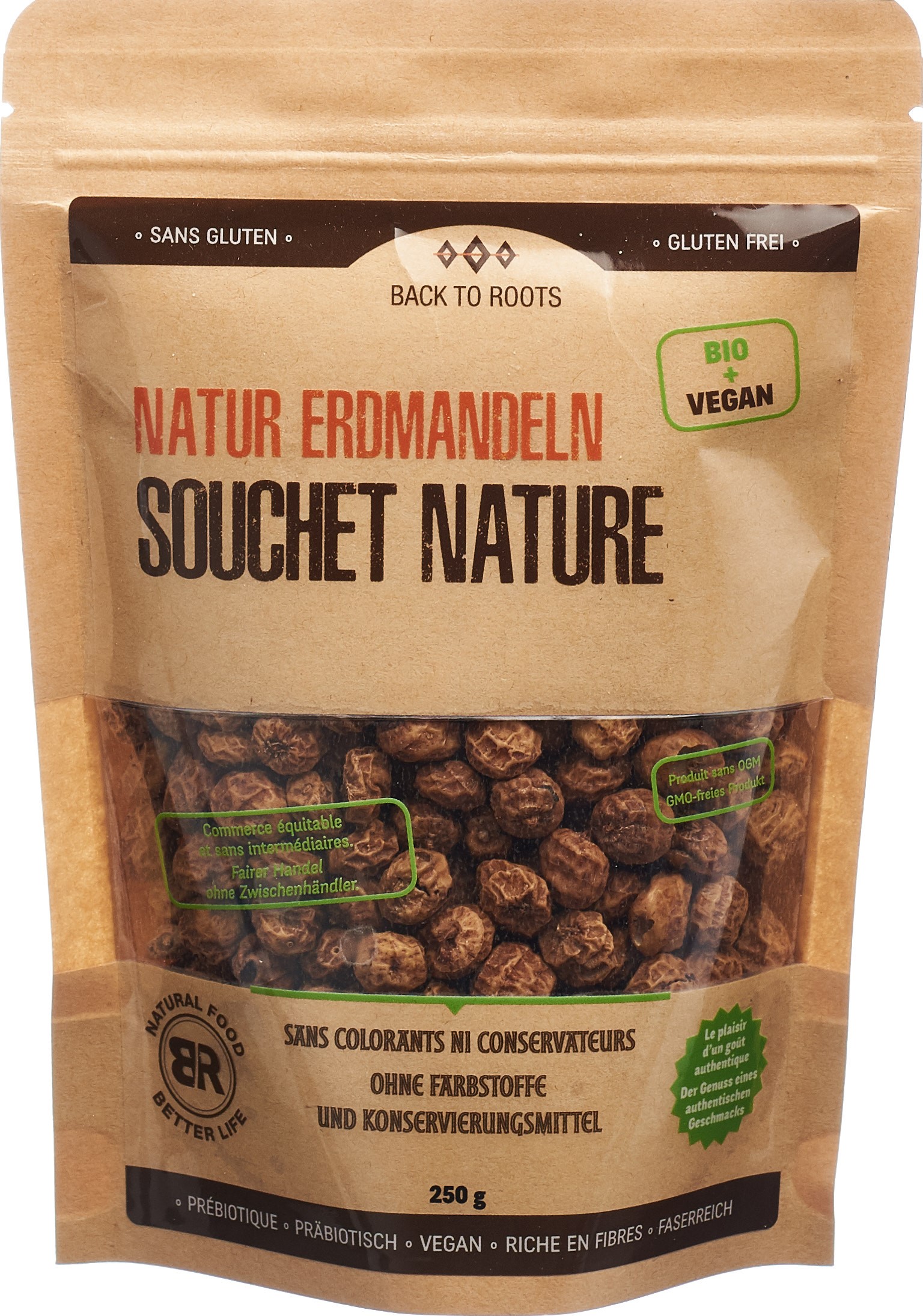 BACK TO ROOTS Natur Erdmandeln Bio Btl 250 g